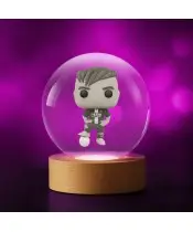 3D-Kristallkugel Neymar PSG-Fußballspieler