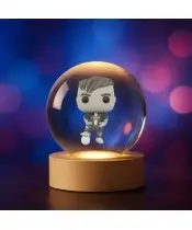 3D Crystal Ball Neymar PSG Football Player