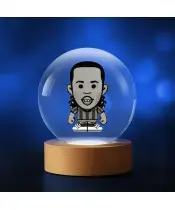 3D Kristallkugel Fußballspieler Ronaldinho
