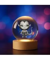 3D Na'vi Avatar Kristallkugel