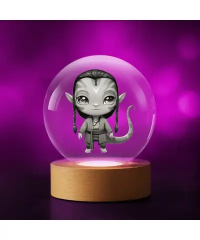 3D Na'vi Avatar Kristallkugel