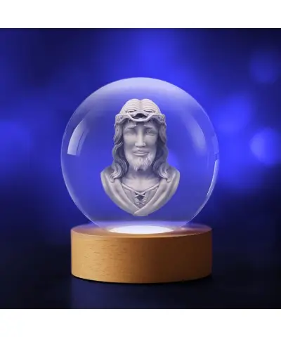 3D Religiöse Kristallkugel...