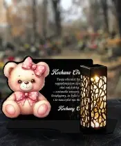 Eternal Solar Candle for Children Teddy Bear Statuette for the Tomb of All Saints