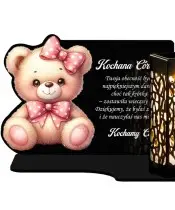 Eternal Solar Candle for Children Teddy Bear Statuette for the Tomb of All Saints