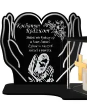 Premium Dedicated Candle Hands House Led Candle for Cemetery Grave