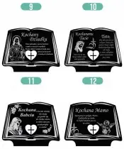 Premium Candle Statuette Book Silver Crystal Ball 3D Photo For Grave