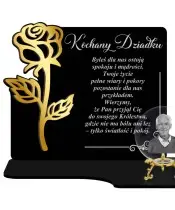Premium Kerze Statuette Rose Gold Kristall Kugel 3D Foto für Grab