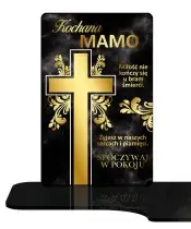 Premium Eternal Solar Candle Golden Cross for the Tomb of All Saints