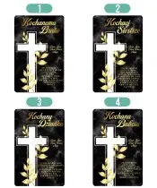 Premium Eternal Solar Candle Gold Cross for the Tomb of All Saints