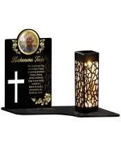copy of Premium Eternal Solar Candle Gold Cross for the Tomb of All Saints
