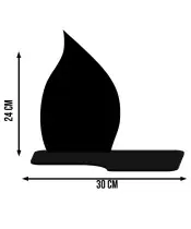 Solar LED Candle Premium Statuette John Paul II for All Saints' Day