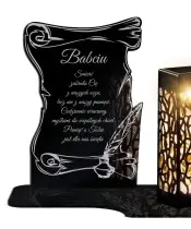 Solar LED Kerze Premium Papyrus Statuette zu Allerheiligen