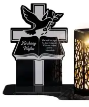 Solar LED Candle Premium Statuette Book for All Saints' Day