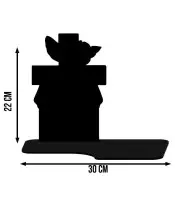 Solar LED Candle Premium Statuette Book for All Saints' Day