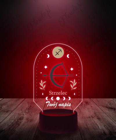 lampka_led_3d_plexido_z_nadrukiem_znak_zodiaku_strzelec