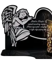 Solar LED Candle Premium Angel Statuette for All Saints' Day