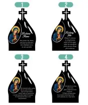 Premium Eternal Solar Candle Mary Premium for the Tomb of All Saints