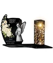 Premium Eternal Solar Candle Premium Angel for the Tomb of All Saints