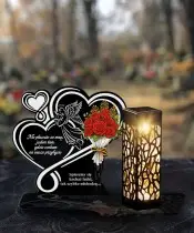 Premium Eternal Solar Candle Premium Hearts for the Tomb of All Saints