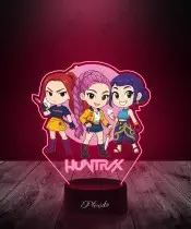 K-Pop Dämonenjäger Huntrix 3D-LED-Lampe