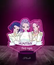 3D K-Pop Huntrix Rumi Mira Zoey LED-Lampe