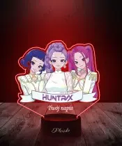 3D K-Pop Huntrix Rumi Mira Zoey LED-Lampe