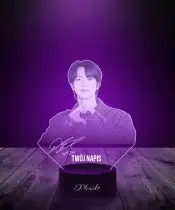 BTS Jin K-Pop 3D-LED-Lampe