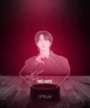 BTS Jin K-Pop 3D-LED-Lampe