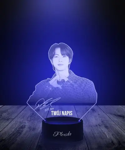 BTS Jin K-Pop 3D-LED-Lampe