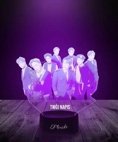 3D-LED-Lampe Exo Band K-Pop...