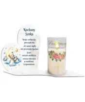 Premium Solar Candle For Children White Statuette Candle We Remember