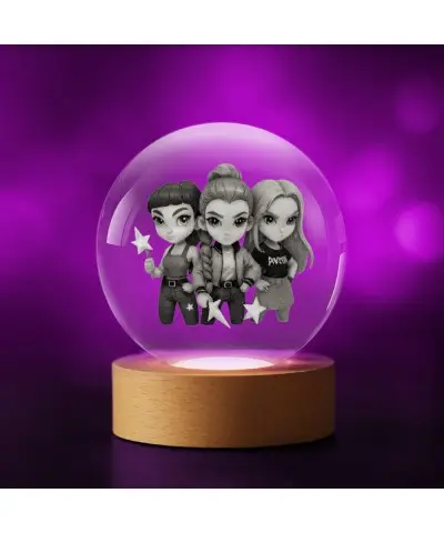 Kristallkugel 3D LED Kerze...