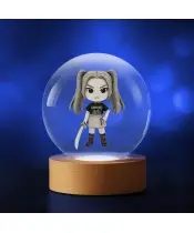 3D LED Kristallkugel Leuchtende Huntrix Kpop Mira Huntresses