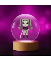 3D LED Kristallkugel Leuchtende Huntrix Kpop Mira Huntresses
