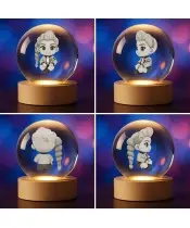Crystal Ball 3D LED Candle Huntrix Kpop Rumi Zoey Mira Hunting