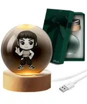 Kristallkugel 3D LED Kerze Huntrix Kpop Rumi Zoey Mira Jagd