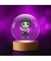 Kristallkugel 3D LED Kerze Huntrix Kpop Rumi Zoey Mira Jagd