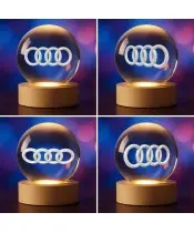 3D Crystal Ball Audi Logo Automotive