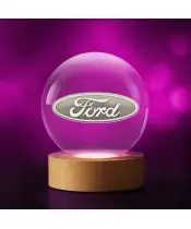 3D-Kristallkugel Ford Logo Automotive