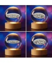 3D-Kristallkugel Ford Logo Automotive