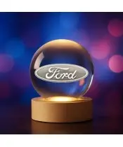 3D-Kristallkugel Ford Logo Automotive
