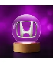 Kryształowa Kulka 3D Logo Honda Motoryzacja