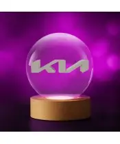 3D-Kristallkugel Kia Logo Automotive