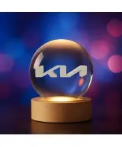 3D-Kristallkugel Kia Logo Automotive