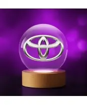 3D-Kristallkugel Toyota Logo Automotive