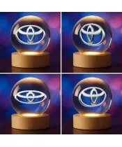 3D-Kristallkugel Toyota Logo Automotive