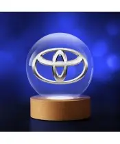 3D-Kristallkugel Toyota Logo Automotive