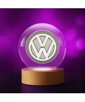 3D-Kristallkugel Volkswagen Logo Automotive