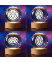 3D-Kristallkugel Volkswagen Logo Automotive