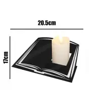 copy of Premium Book Statuette 22 cm With a Red Eternal Rose for the Grave